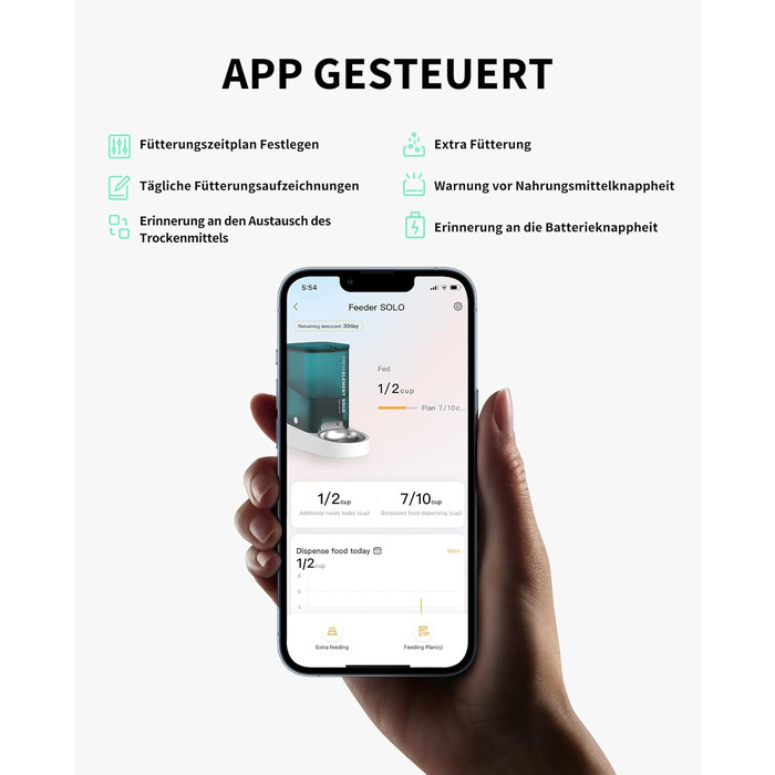 Автоматична годівниця PETKIT для котів і собак, 3 л, 304 нержавіюча сталь, Fresh Lock, до 10 годувань на день, бежева