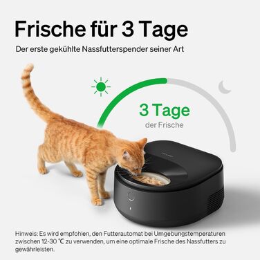 Автоматична годівниця PETLIBRO для котів та собак з охолодженням, Wi-Fi, підходить для вологого корму, управління через додаток, зберігає свіжість до 3 днів