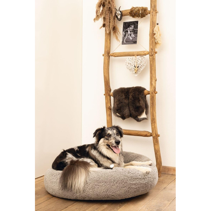 Ортопедичне ліжко для собак Beeztees Jaxx сірого кольору, 50 x 50 x 20 см