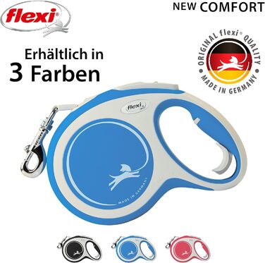 Рулетка-повідок Flexi Kerbl New Comfort синя, розмір S