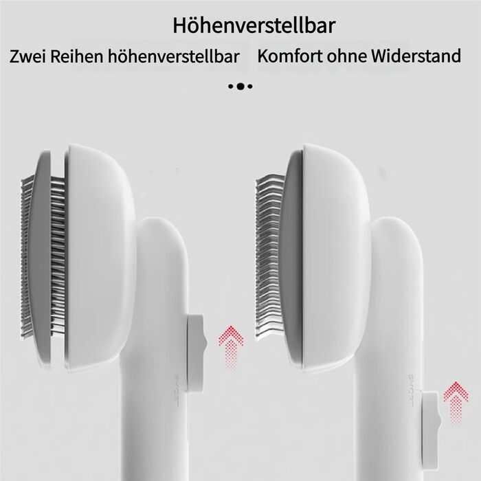 Щітка для вичісування тварин Piddy Ion Pet Brush: видаляє ковтуни, делікатно розплутує шерсть (чорна)