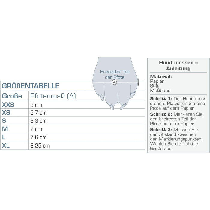 Чоботи для собак Kurgo Blaze Cro - захист лап на всі сезони - водонепроникні, світловідбиваючі, неслизькі - комплект з 2 шт. - Сірий (L)