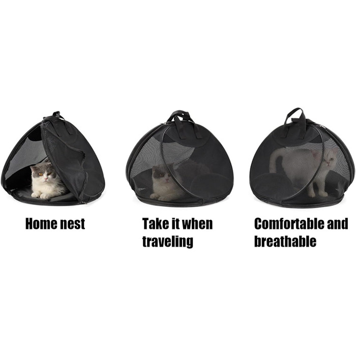 Транспортна сумка для кота | Сітчаста переноска для тварин - Легка дихаюча сумка для котів, кошенят та маленьких собак, для подорожей, активного відпочинку та перенесення