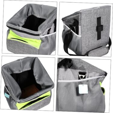 Фаркоп для велосипеда FRCOLOR для тварин: дихаюча, складана переноска з ручкою для зручної установки. Підходить для собак та котів