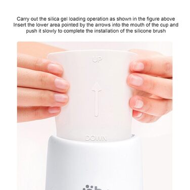 Автоматичний мийник лап для собак та котів, блакитний. Мийка лап для тварин, догляд за шерстю