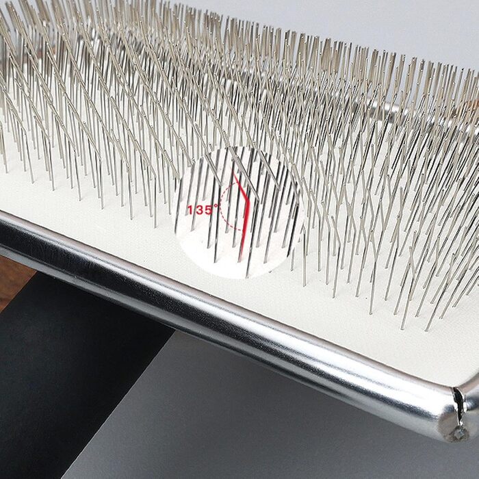 Щітка для собак від випадання шерсті: масажна щітка з металевими голками, інструмент для видалення підшерстя та шерсті