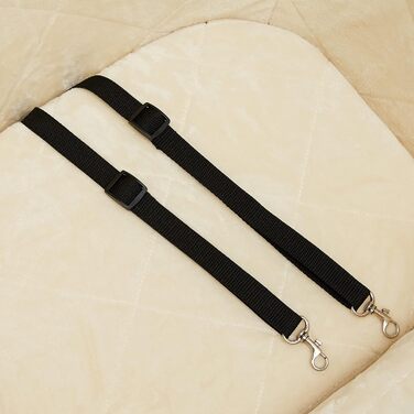 Підвищений автокрісло для тварин Amazon Basics, великий, сірий, 45.7 x 55.8 x 40.6 см