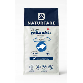 Корм для собак великих порід Naturfare Dzika Miska, свинина з рибою, 12 кг