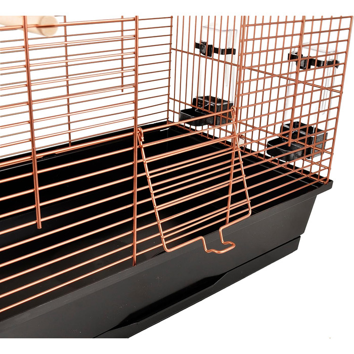 Клітка для папуг Flamingo Klara 3, мідна, 110139