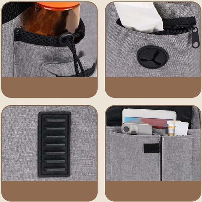 Сумка-переноска для собак у велосипедний кошик | Зручна переноска для тварин з поліестеру | Велосипедна переноска для собак | Рюкзак-переноска для собак з регульованою вентиляцією для походів