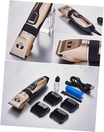 Ножиці для собак Beavorty з керамічним лезом, R-подібний кут, тиха та потужна модель для безпечного догляду за шерстю