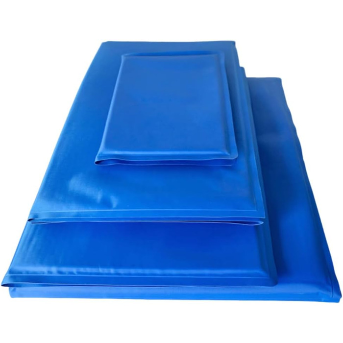 Килимок охолоджуючий для собак з нетоксичним гелем, самоохолоджуючий, стійкий до подряпин, миючий, для домашніх тварин, довговічний, ідеальний для літа (хвилястий, 40x50 см)