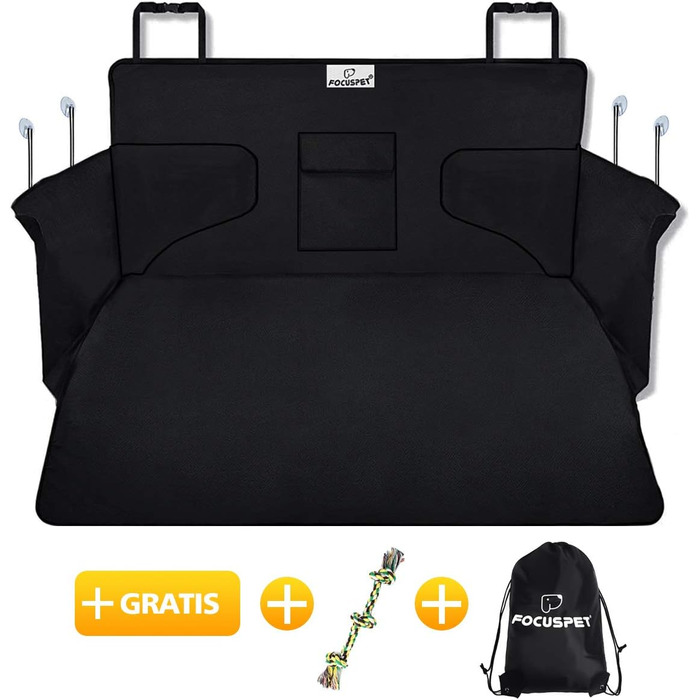 Захист для багажника автомобіля для собак, килимок для багажника, 185x105x45 см, вологостійкий, стійкий до подряпин, захист для салону автомобіля від собак