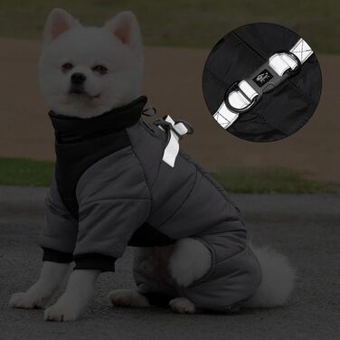 Зимовий одяг для собак - тепла куртка, вітрозахисний жилет, зимовий костюм, піжама для собак (жовтий, M)