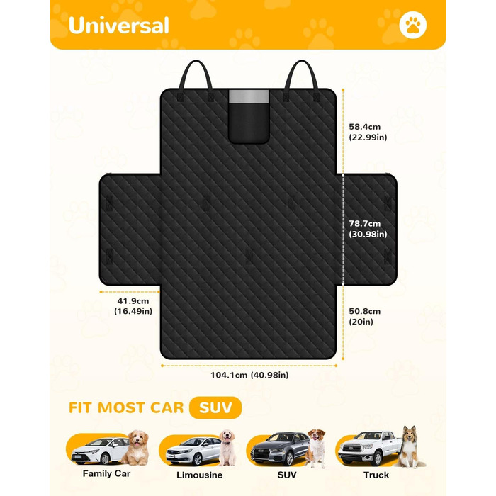 Захисна килимок для багажника авто від Lekespring: вологостійкий, стійкий до подряпин, з захистом бокових панелей та краю, чорний