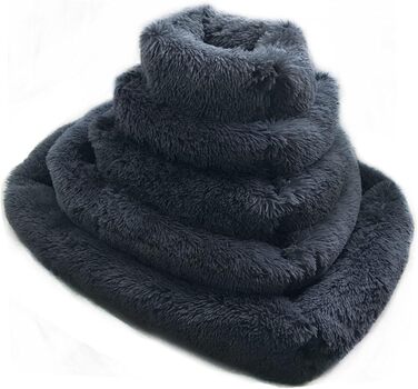 Крісло-ліжко для собак велике, м'яке, з плюшу, тепле, зручне, для малих, середніх та великих собак (L, 80 x 70 x 18 см, блакитний)