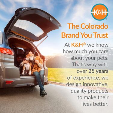 Автокрісло для собак K&H Pet Products Buckle N' Go, велике, сіре, 53 x 48 x 48 см