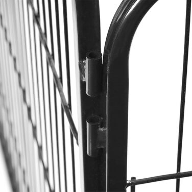 Вольєр для тварин Feandrea Freilaufgege, портативний, 122x80x70 см, чорний, PPK04BK