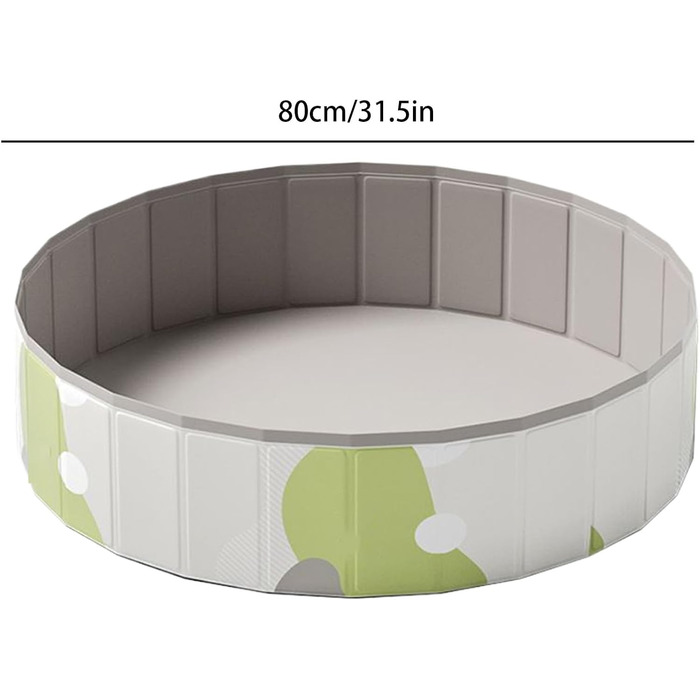 Надувний басейн для собак та котів, великий, портативний, літній, 80 см