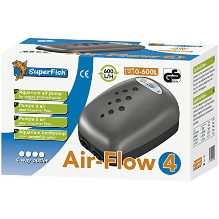 Компресор для акваріума Superfish Air Flow 2, 240 л/год