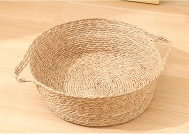 Клітка-лежанка для котів та цуценят F Fityle, лежанка-корзина для котів, 45x15 см, бежева