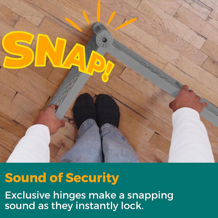 Laufstall для собак North States MYPET Petyard, 6 панелей, 66 см, складаний, для дому та вулиці, Feldstone Basic