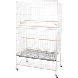 Вольєр для птахів Flamingo Sumba, білий, 79x52x134 см