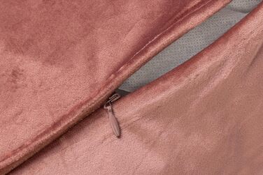 Подушка для собак Lotte Nalino, велюр, сіра (рожева), 100x70x15 см