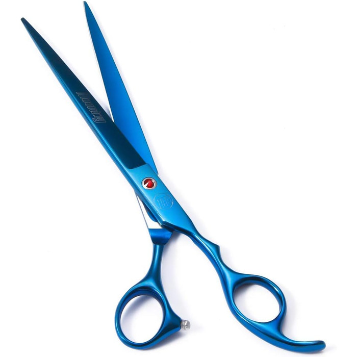 Професійний набір ножиць для собак, 17.8/20.3 см, вигнуті ножиці Chunker, ножиці для вирівнювання, гребінець для грумінгу