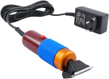 Керамічний триммер для собак та котів | Проводний, тихий (＜55dB) | Для густого/сплутаного хутра | Нейлонова сталь, гібридна технологія | 4 насадки-гребінці