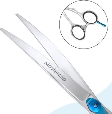 Професійна вигнута ножиця Masterclip Essentials для перукарів (19,1 см), нержавіюча сталь, для правшів