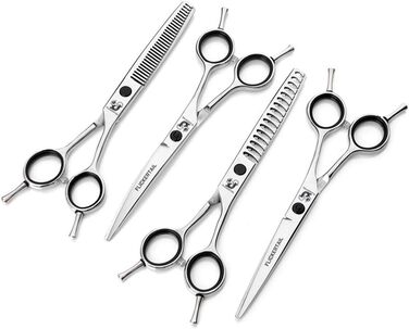 Набір професійних ножиць для грумінгу домашніх тварин, 6 дюймів, нержавіюча сталь, для собак та котів