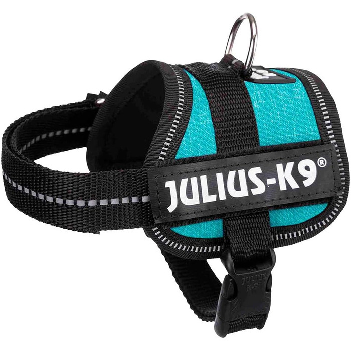 Шлейка Julius K-9 Power XS/Mini-Mini, Ozean - чорний міцний нейлон