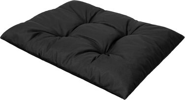 М'яке ліжко для собак та котів з високими бортиками, 84x65 см, графітовий колір