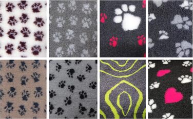 Кімоно для собак Vet-Bed Softbed Dry-Bed: вологостійкий килимок для собак, 1м x 0,80м (колір: коричневий + чорні лапки)