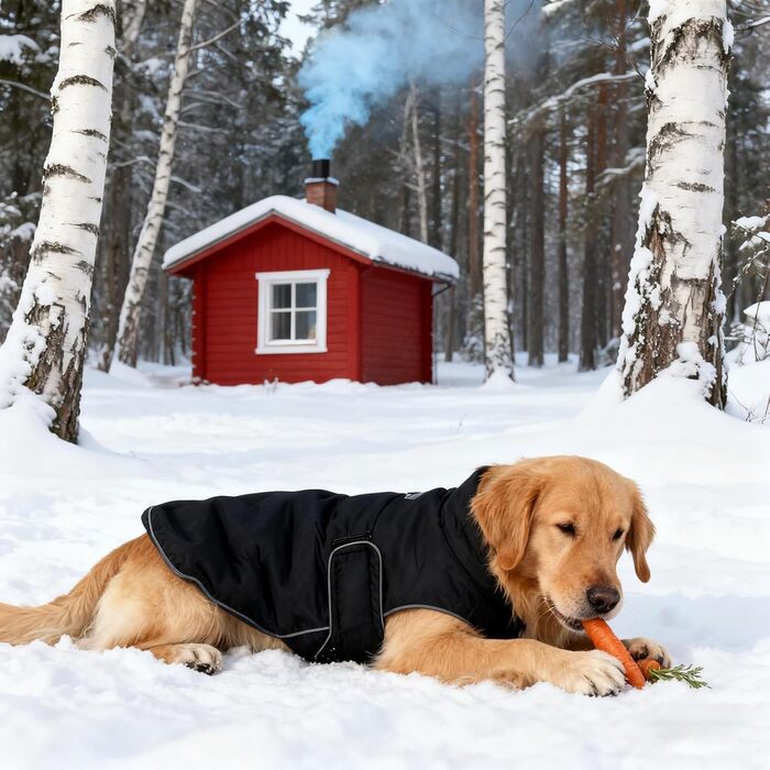 Теплий зимовий пуловер для собак та котів Jacke Winter Mante. Міцний трикотажний пуловер з м'якого матеріалу для комфорту та тепла. (М'ятно-зелений, Чорний)