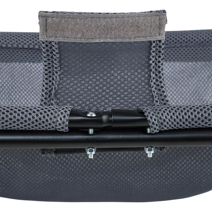 Крісло-гамак для котів Relaxdays, сіре/чорне, з підставкою, 27x45x45 см