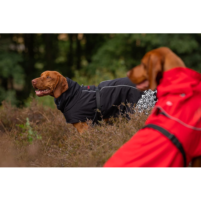 iEnergy™ Куртка для собак на зиму, тепла та легка, з відбиваючими елементами. Червона, середнього розміру