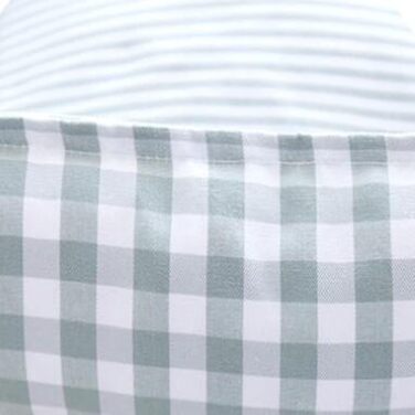 Килимок для собак/кішок, бавовняний льон, в клітинку, дихаючий, з неслизьким дном, заспокійливий, знімний матрац, розмір S, кольору абрикос