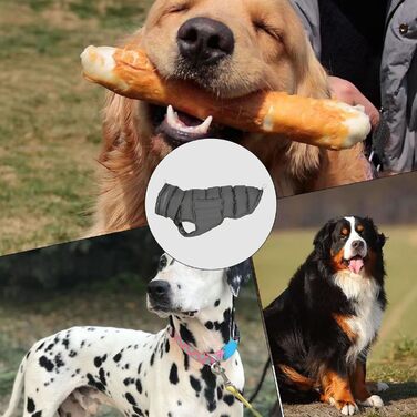 Водонепроникна зимова куртка для собак, тепла куртка від снігу, одяг для тварин, теплий одяг для великих собак, сірий колір