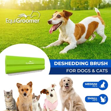 Щітка для грумінгу Equigroomer 12,7 см, лаймова