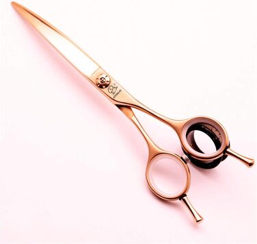 Професійні ножиці для грумінгу тварин, 6.5/7.0/7.5 дюймів, вигнуті, з подвійним лезом, для салонів та грумерів