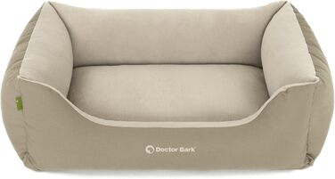Крізь для собак маленьких порід GreenLabel - м'яке та затишне ліжко для собак (74x55 см, золотисто-коричневе)