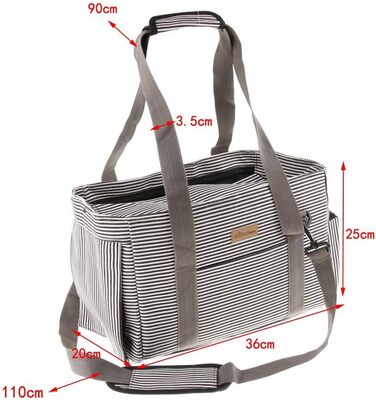 Транспортна сумка для тварин: переноска для собак та котів, сумка для подорожей (сіра)