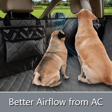 Захист сидіння авто для собак з твердим дном (Hängemattenbrücke) - сірий, для стандартних авто та SUV