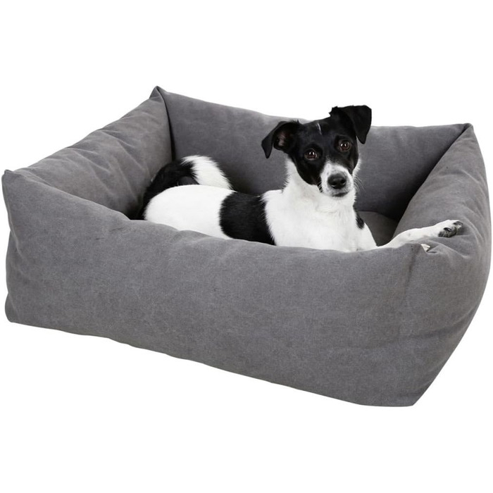 Кербл Лукка - м'яке ліжко для домашніх тварин, сірого кольору, 70x85 см