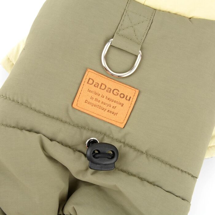 Флісова куртка для собак Ranphy з капюшоном, для маленьких собак, цуценят, з кільцем D, регульованим шнурком, утеплена, тепла, на осінь/зиму, для Чихуахуа, Йоркширського тер'єра, кота, сіра, L