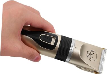 Електрична машинка для стрижки собак Supvox з титановими лезами, тиха та з низькою вібрацією, безпечне стриження вух, морди та лап, для собак та цуценят