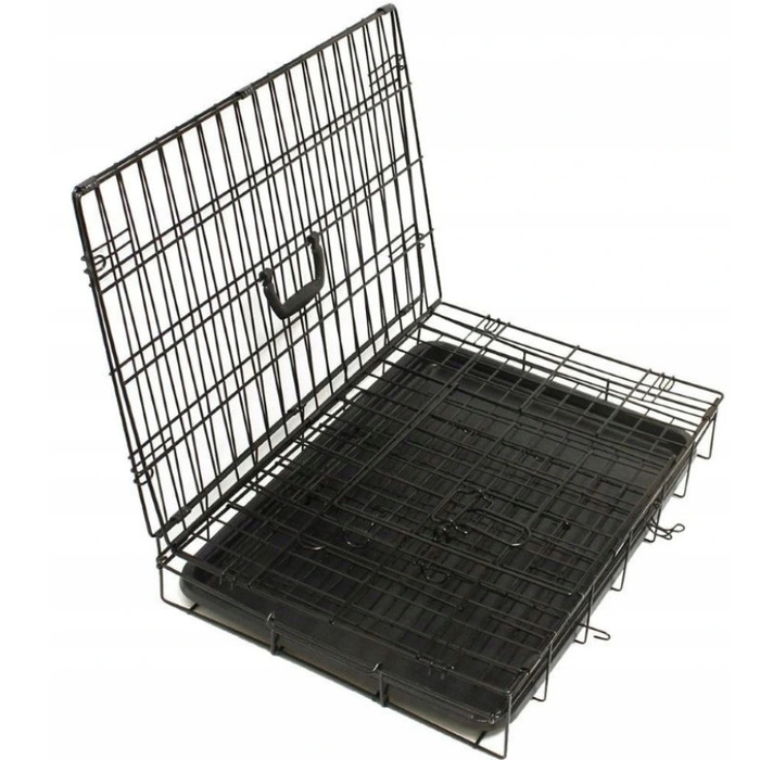 Металева клітка-переноска для собак GLOBANI, 90x60x67 см
