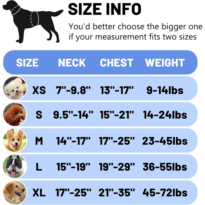 Шлейка для собак проти тяги, дихаюча, регульована, для прогулянок та дресирування, нагрудник, для вулиці, легкий контроль, XS, синій